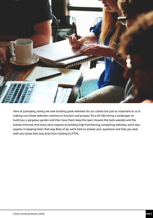 Web Development Retainer Proposal Template